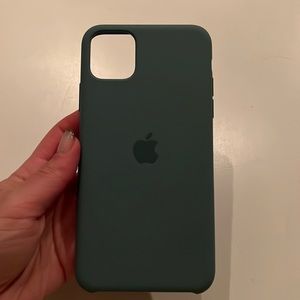 Apple iPhone pro max 11 silicone case. Basically brand new, only used 3 times.